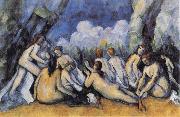 Paul Cezanne Les grandes Baigneuses oil